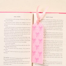 Load image into Gallery viewer, Pink Bow Bookmark
