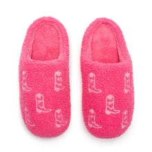 Load image into Gallery viewer, Pink Boot Slippers