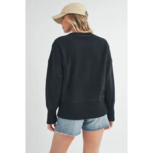 Load image into Gallery viewer, Seana Black Pullover