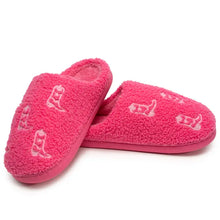 Load image into Gallery viewer, Pink Boot Slippers