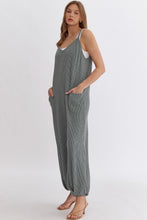 Load image into Gallery viewer, Moss Ribbed Jumpsuit
