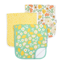 Load image into Gallery viewer, Lemon Burp Cloth Set