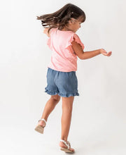 Load image into Gallery viewer, Denim Ruffle Skort