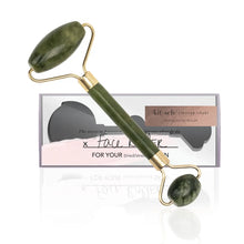 Load image into Gallery viewer, Jade Crystal Facial Roller