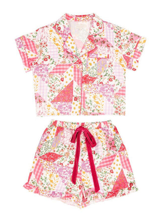 SS Satin Quilt Print PJ