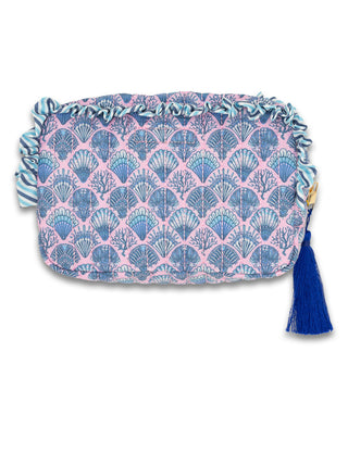 Quilted Cosmo Bag-B Stripe
