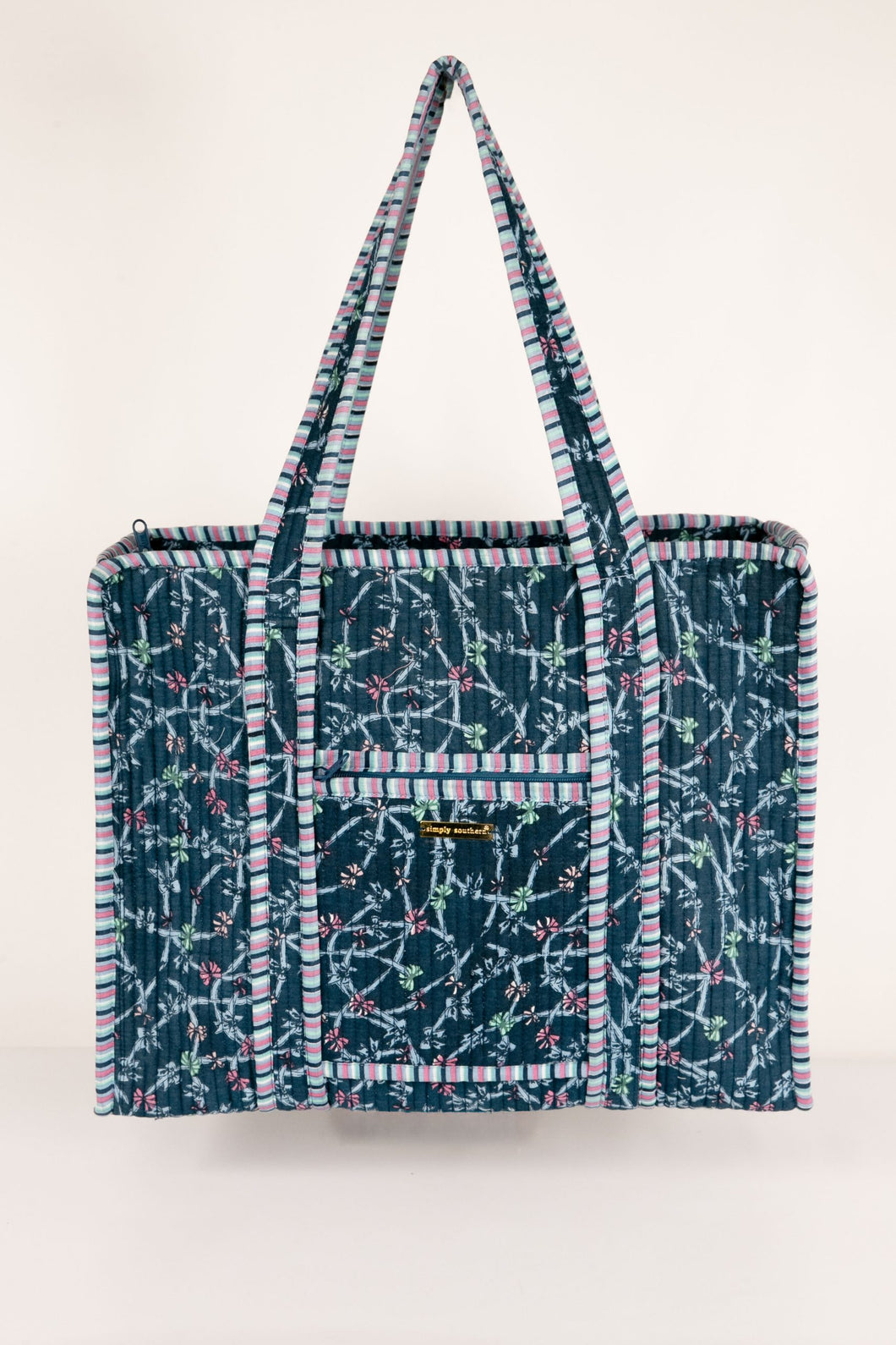 SS Quilted Tote-Ribbon