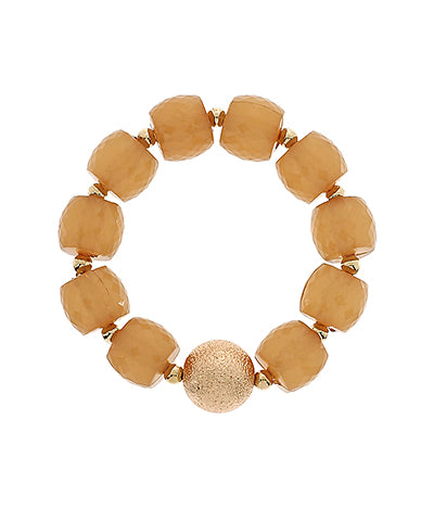 Amber Ball Bracelet