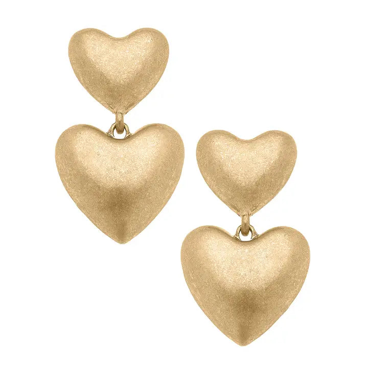 Margo Puffy Heart Earring