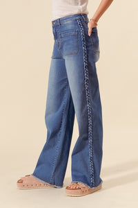 Braided Straight Jean