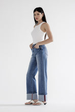 Load image into Gallery viewer, Porto Blue Cuffed Jean
