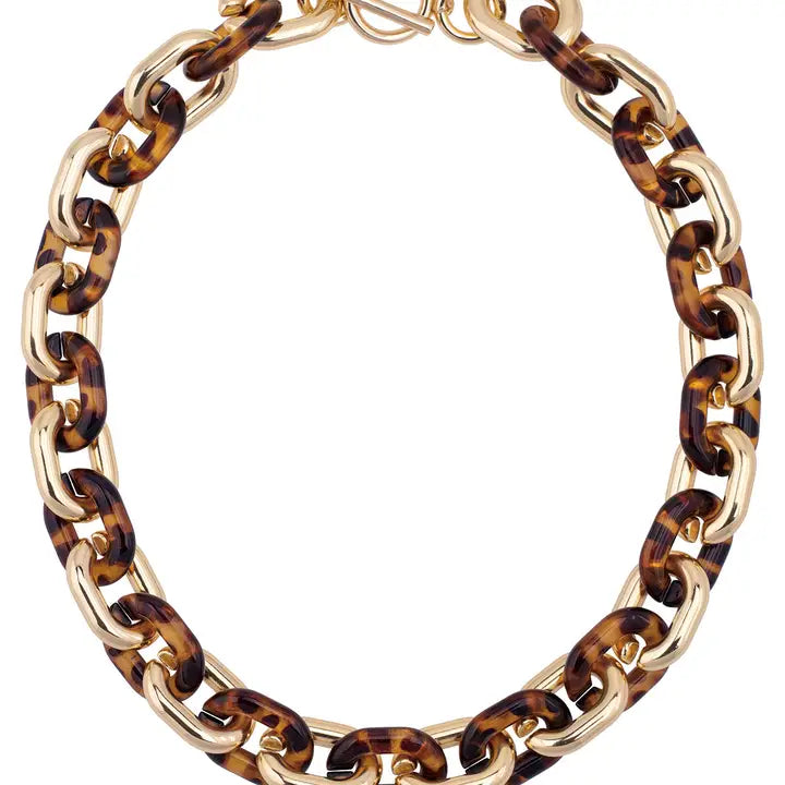 Ava Resin Toggle Necklace
