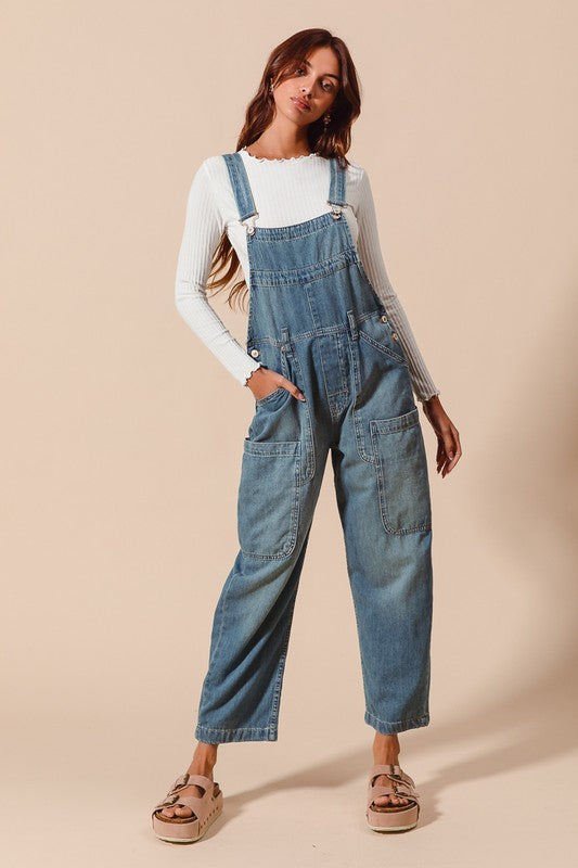 Patch Pocket Overalls