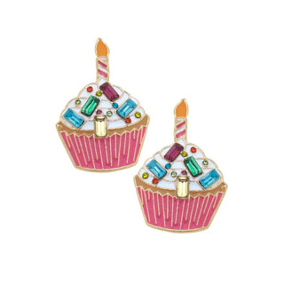 Bejeweled Birthday Earring