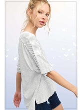 Load image into Gallery viewer, Mel Stripe Tee
