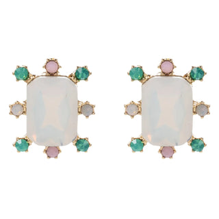 Moonstone Sparkle Stud