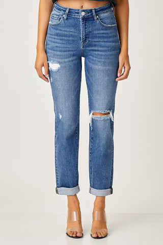 5343 High Rise Girlfriend jean