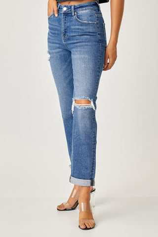 5343 High Rise Girlfriend jean