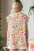 Load image into Gallery viewer, Curvy Yellow Floral Top
