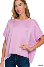 Load image into Gallery viewer, Boxy Ribbed Tee-Mauve
