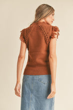 Load image into Gallery viewer, Knit Fringe Sweater Vest
