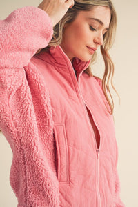 Pink Padded Puff Jacket