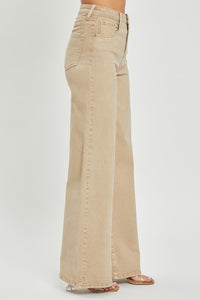 5571 Khaki Wide Leg Pant