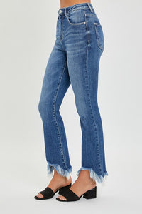 5599 Medium Wash Fray Jean