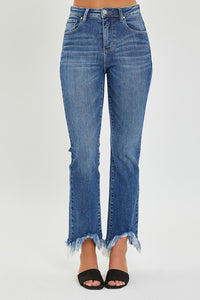 5599 Medium Wash Fray Jean