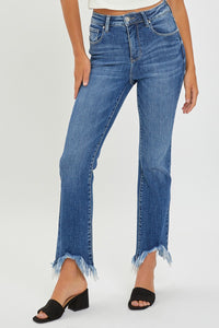 5599 Medium Wash Fray Jean