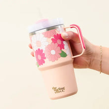Load image into Gallery viewer, Mini On The Go Daisy Tumbler

