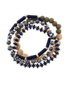 Worn Navy Stack