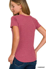 Load image into Gallery viewer, Waffle Knit Raglan-Cab
