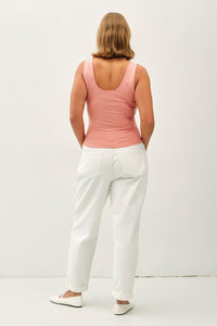 Curvy 25' Scoop Neck Tank-Coral