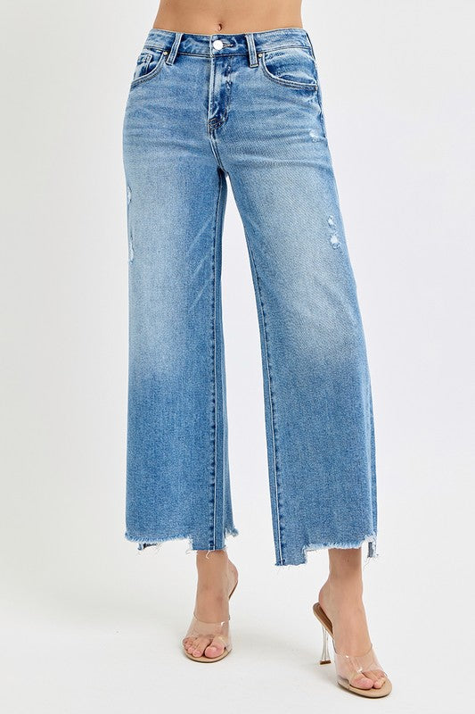 5878 Cropped Wide Leg Jean