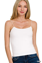 Load image into Gallery viewer, Double Layer Cami-White
