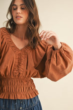 Load image into Gallery viewer, Smokin Hot Smocked Top
