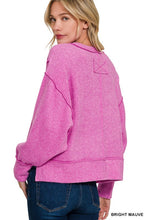 Load image into Gallery viewer, Sofie Exposed Seam Pullover-Bright Mauve
