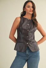 Load image into Gallery viewer, Lux Lady Leather Vest
