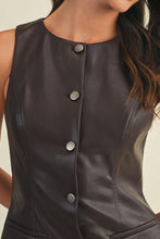Load image into Gallery viewer, Lux Lady Leather Vest
