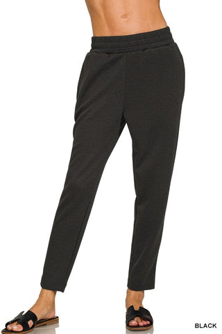 Scuba Shortie Sweats-Blk