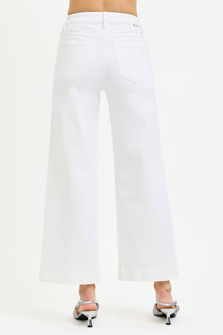 5687 TC Front Seam White Crop