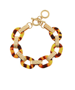 Linked Acrylic Bracelet