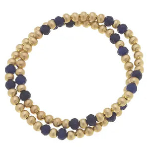 Hallie Gem Stack-Navy