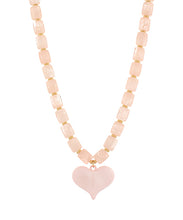 Load image into Gallery viewer, Bubbly Pink Heart Necklace
