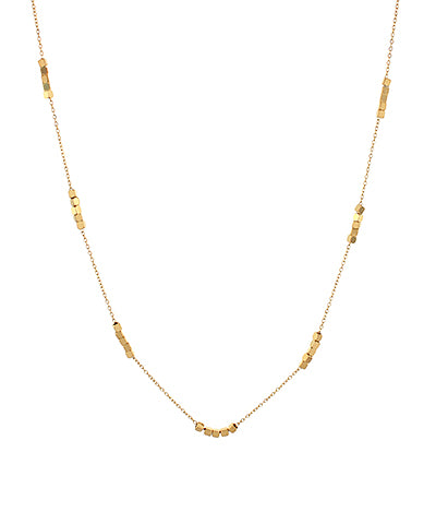 Tiny Cube Station Necklace
