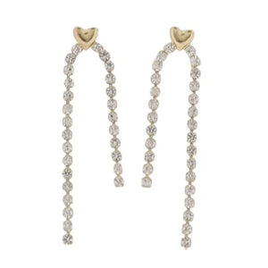 Crystal Heart Earring
