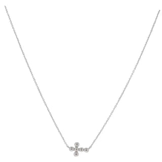 Golden Treasures Silver Cross Necklace
