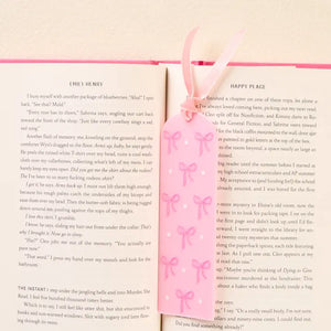 Pink Bow Bookmark