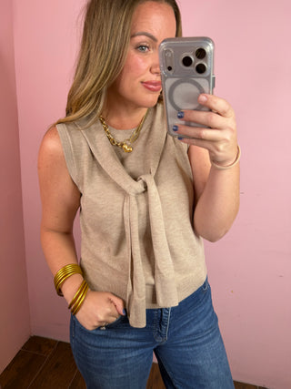 Classy Closet Staple Top-Oatmeal